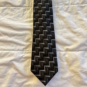 Linea Uomo Tie (Black/Gray)